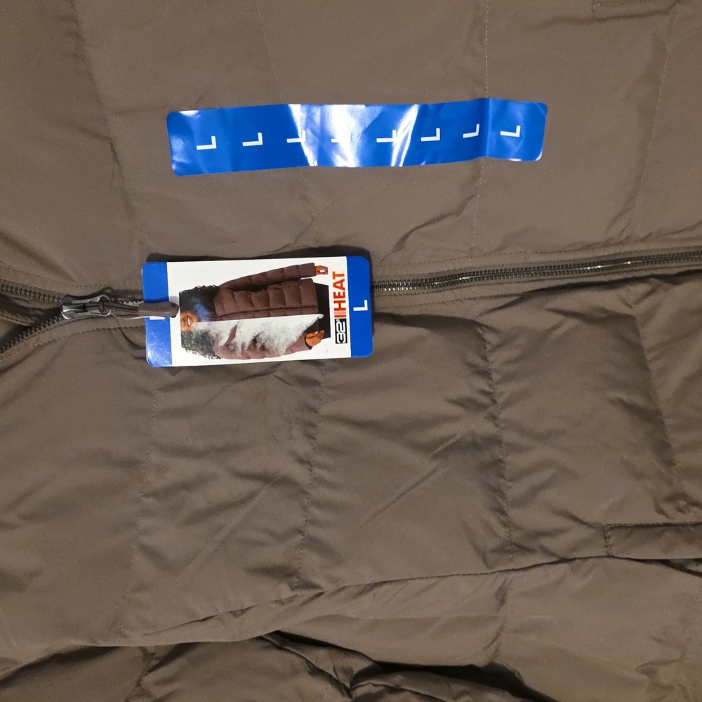 32 Degrees Women's Brown Puffer Jacket - Picture 2 of 4